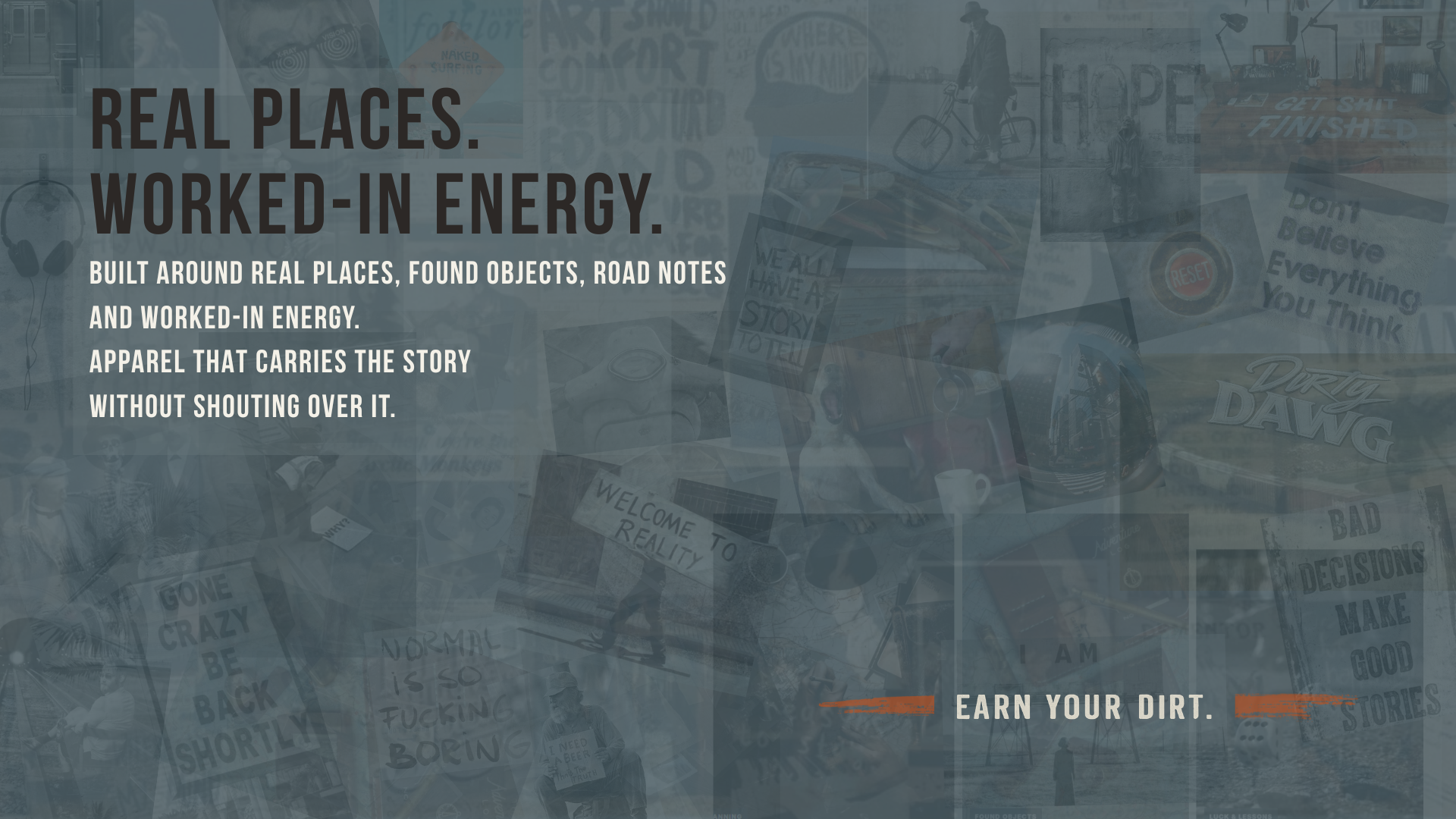 Real places. Worked-in energy.